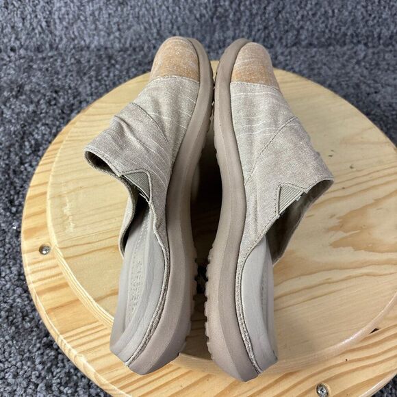 Crocs Capri Mules Womens Size 11 Beige Slip On Casual Comfort Shoes Clog Sandals - Picture 6 of 9